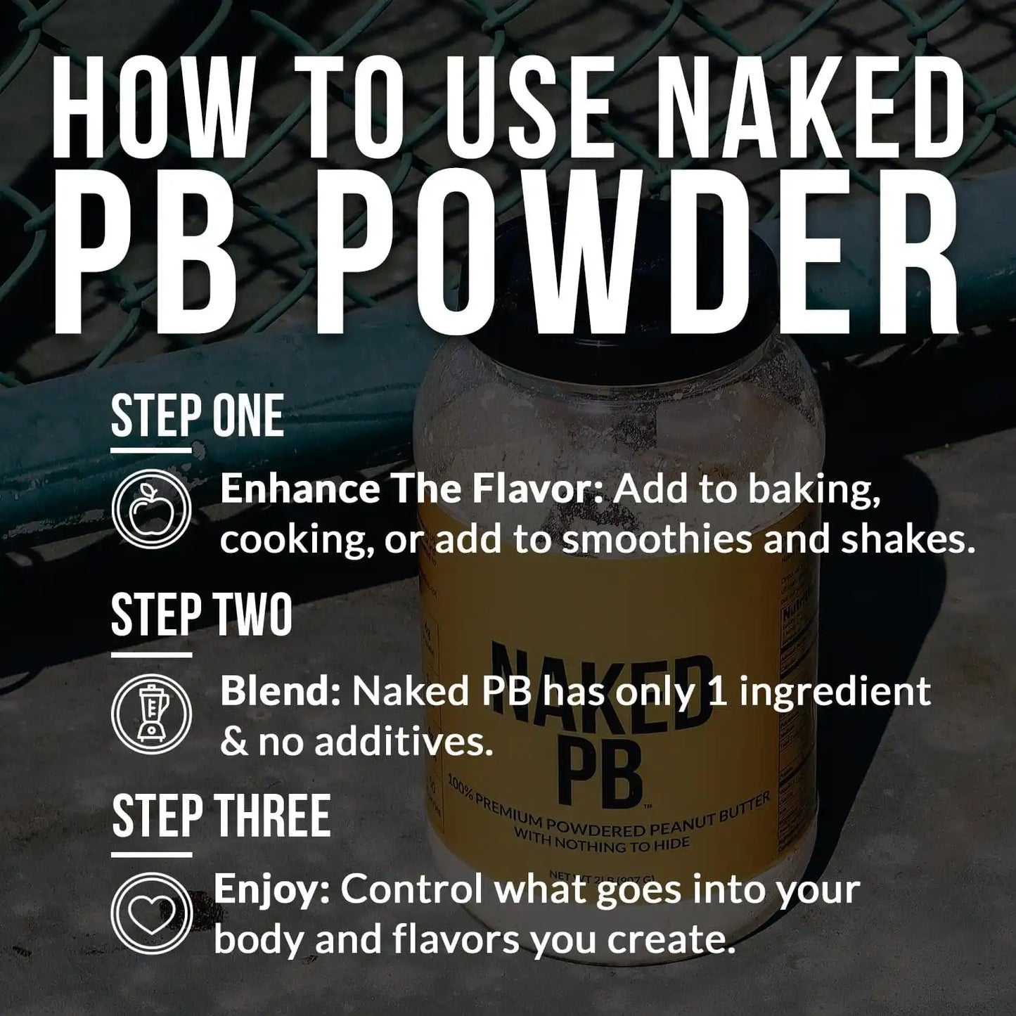 Powdered Peanut Butter | Naked PB - 1.5LB