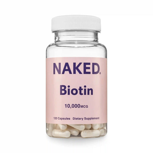 Daily Biotin Supplement | Naked Biotin - 120 Capsules