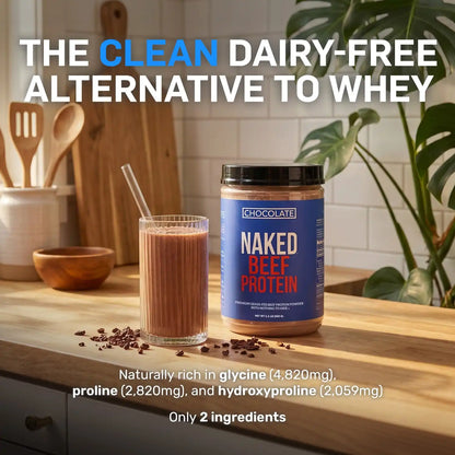 Chocolate Beef Protein Powder | Naked Chocolate Beef Protein - 1.2LB