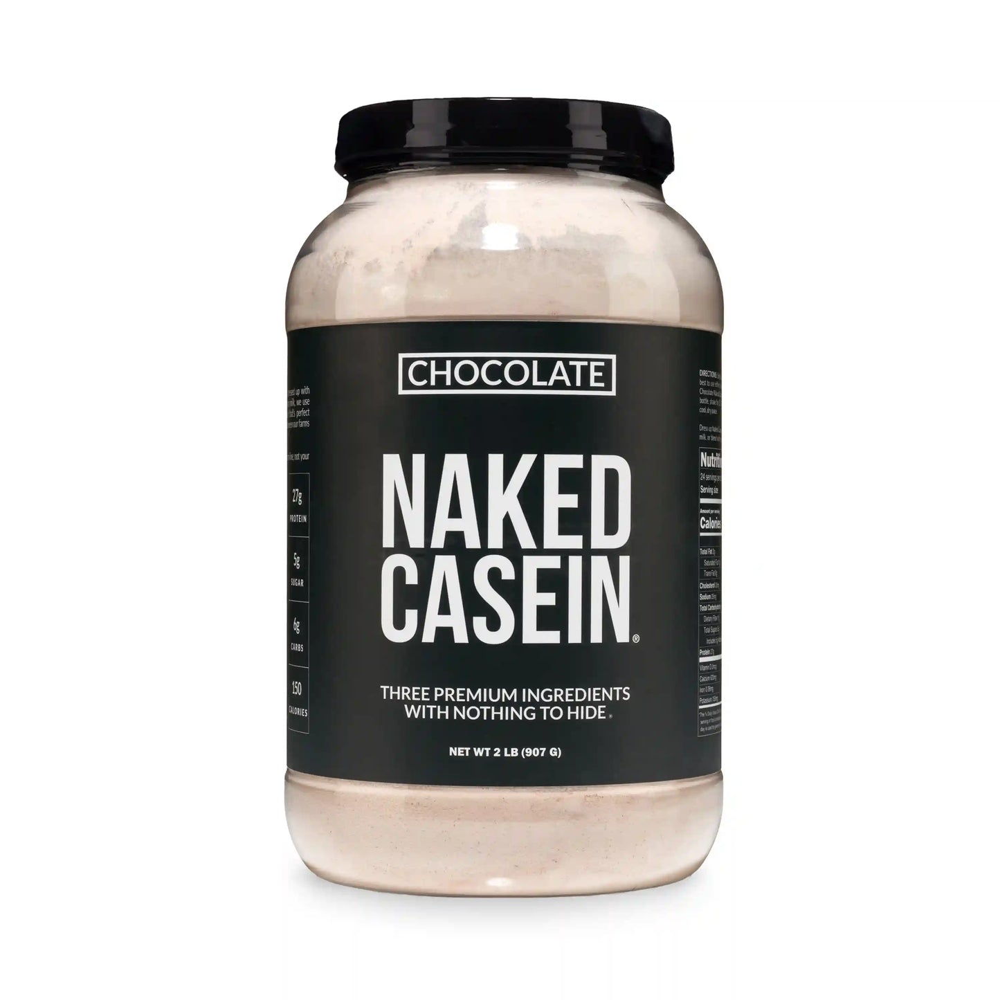 Chocolate Casein Protein Powder | Naked Chocolate Casein - 2LB