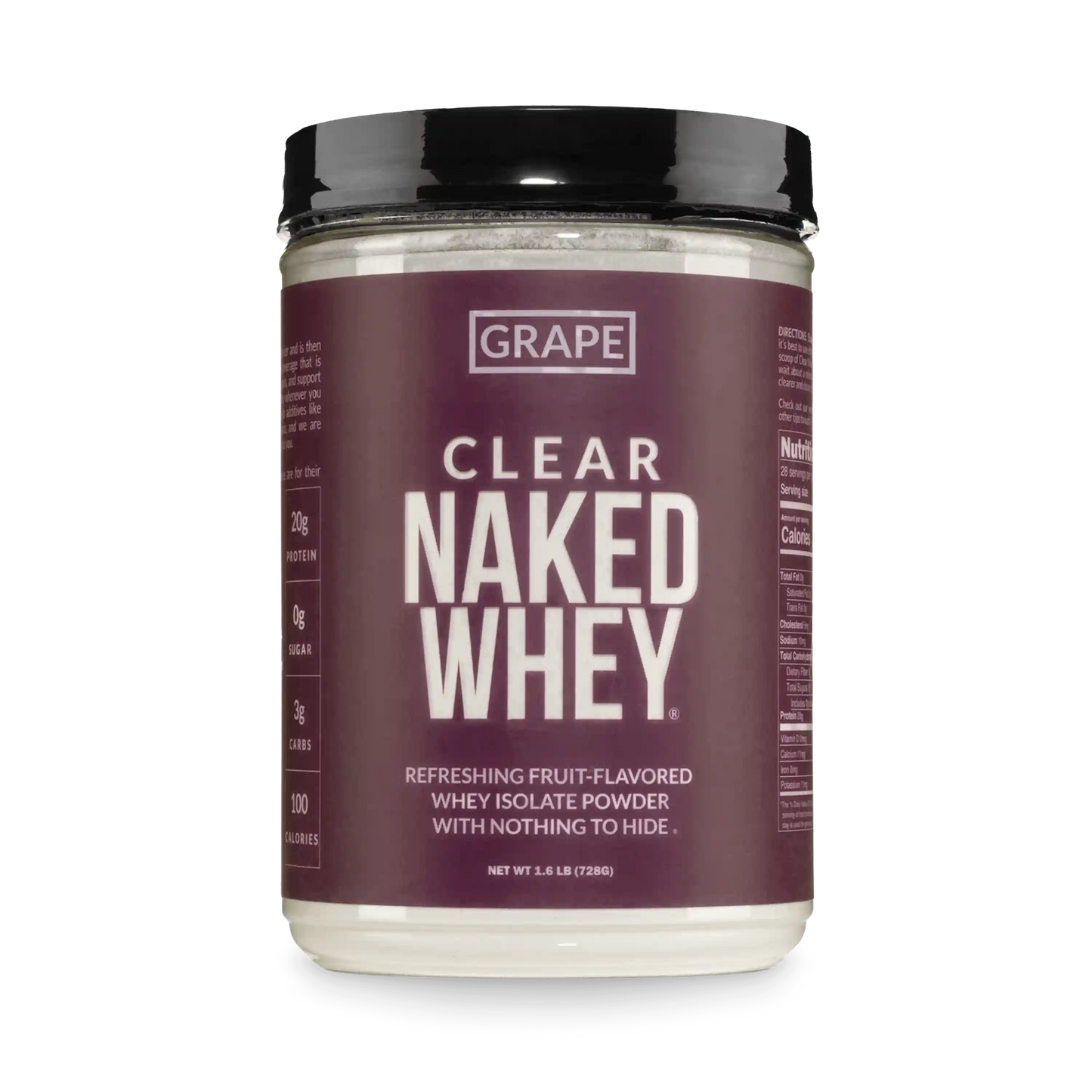 Grape Whey Protein Isolate | Clear Naked Whey