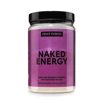Fruit Punch Pre Workout Supplement | Naked Energy - 30 Servings