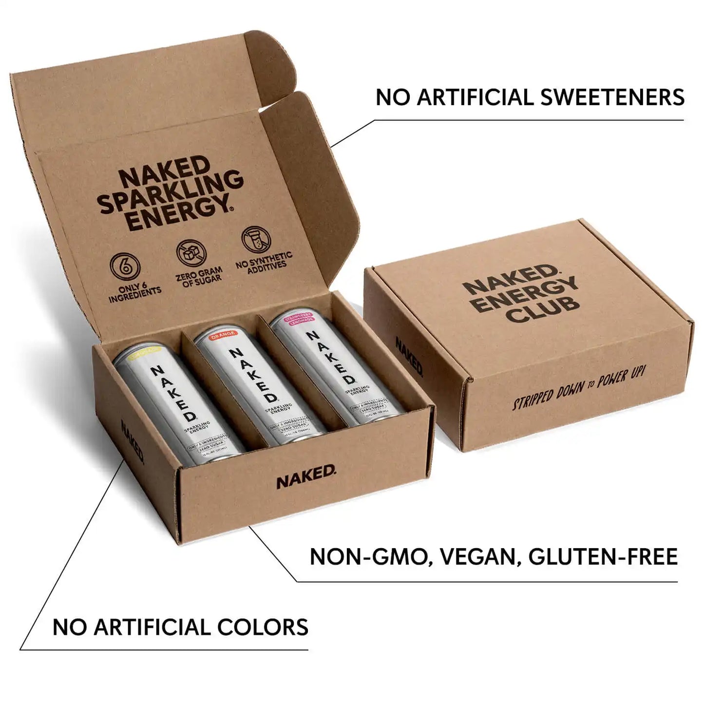 Sparkling Energy Sample Kits | Naked Sparkling Energy Drinks - Sample Kits