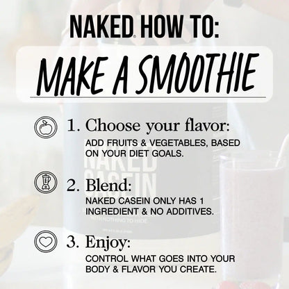 Vanilla Casein Protein Powder | Naked Vanilla Casein - 5LB