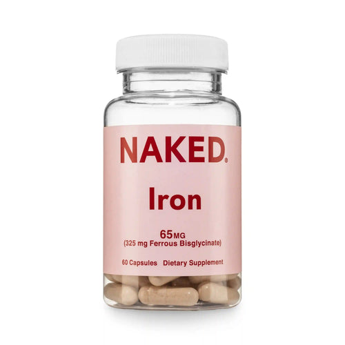 Daily Iron Supplement | Naked Iron - 60 Capsules
