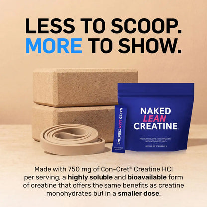 Creatine HCl Travel Packets | Naked Lean Creatine - 30 Servings
