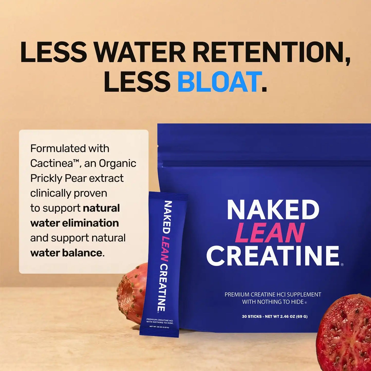 Creatine HCl Travel Packets | Naked Lean Creatine - 30 Servings