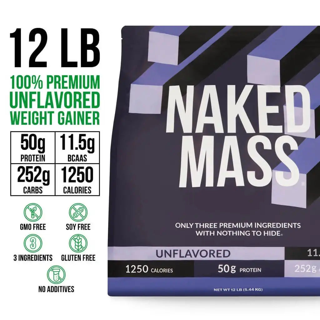Mass Gainer Protein Supplement | Naked Mass - 12LB