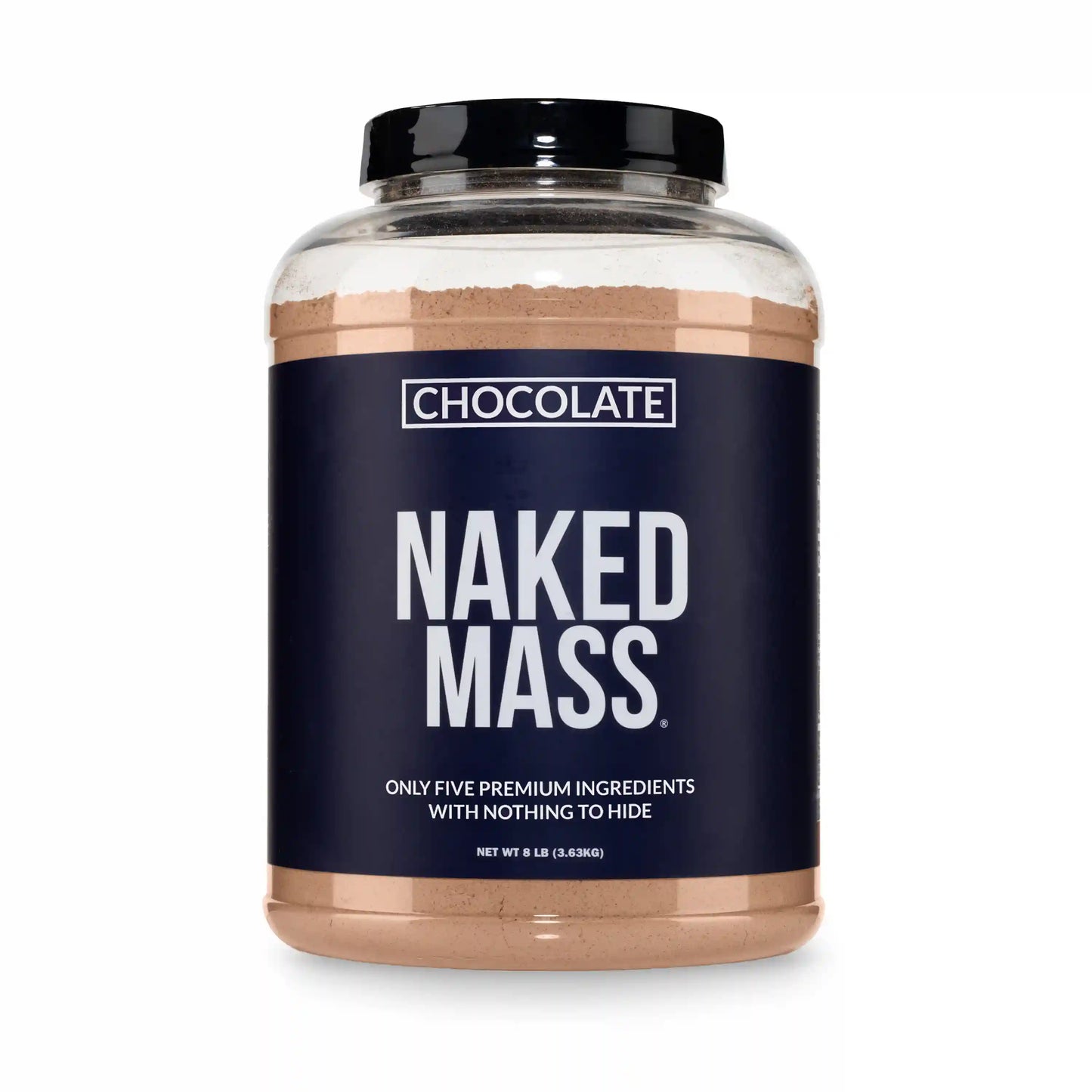 Chocolate Mass Gainer Protein Supplement | Naked Chocolate Mass - 8LB
