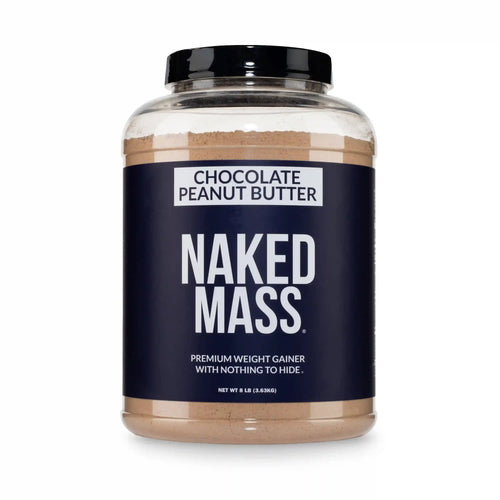 Chocolate Peanut Butter Mass Gainer Protein Supplement | Naked Mass - 8LB