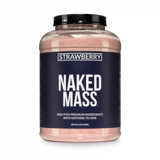 Strawberry Mass Gainer Protein Supplement | Naked Mass - 8LB