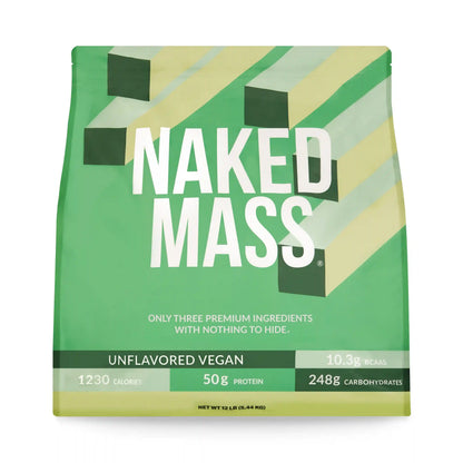 Vegan Mass Gainer Supplement | Naked Vegan Mass - 12LB