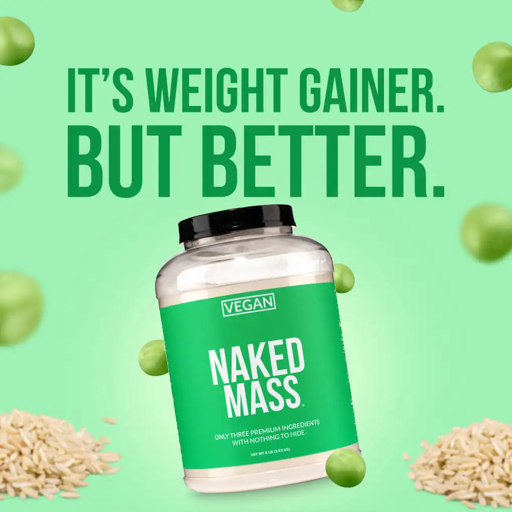Vegan Mass Gainer Supplement | Naked Vegan Mass - 8LB