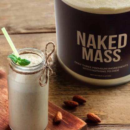 Vanilla Mass Gainer Protein Supplement | Naked Vanilla Mass - 8LB
