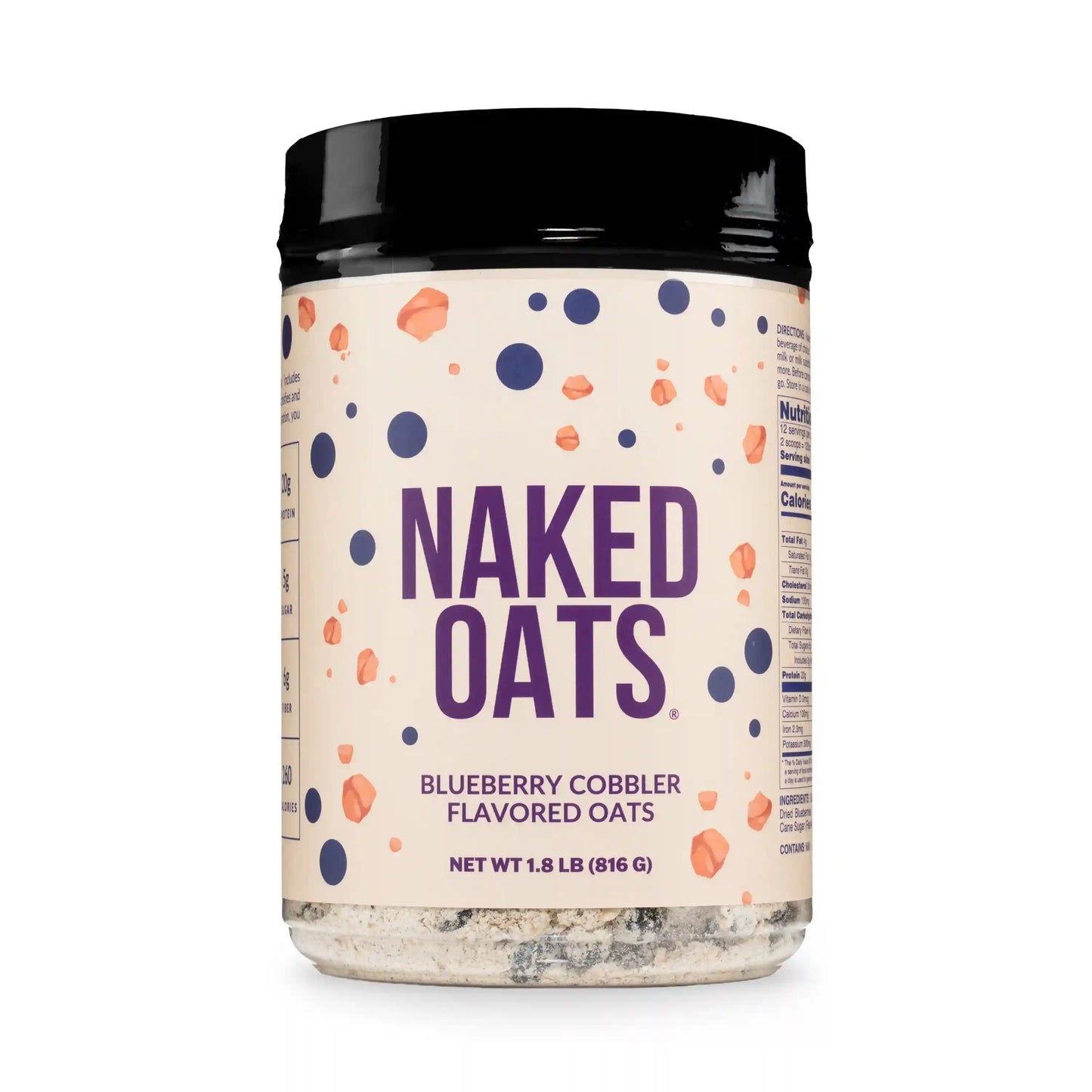 Blueberry Cobbler Protein Oats | Naked Oats
