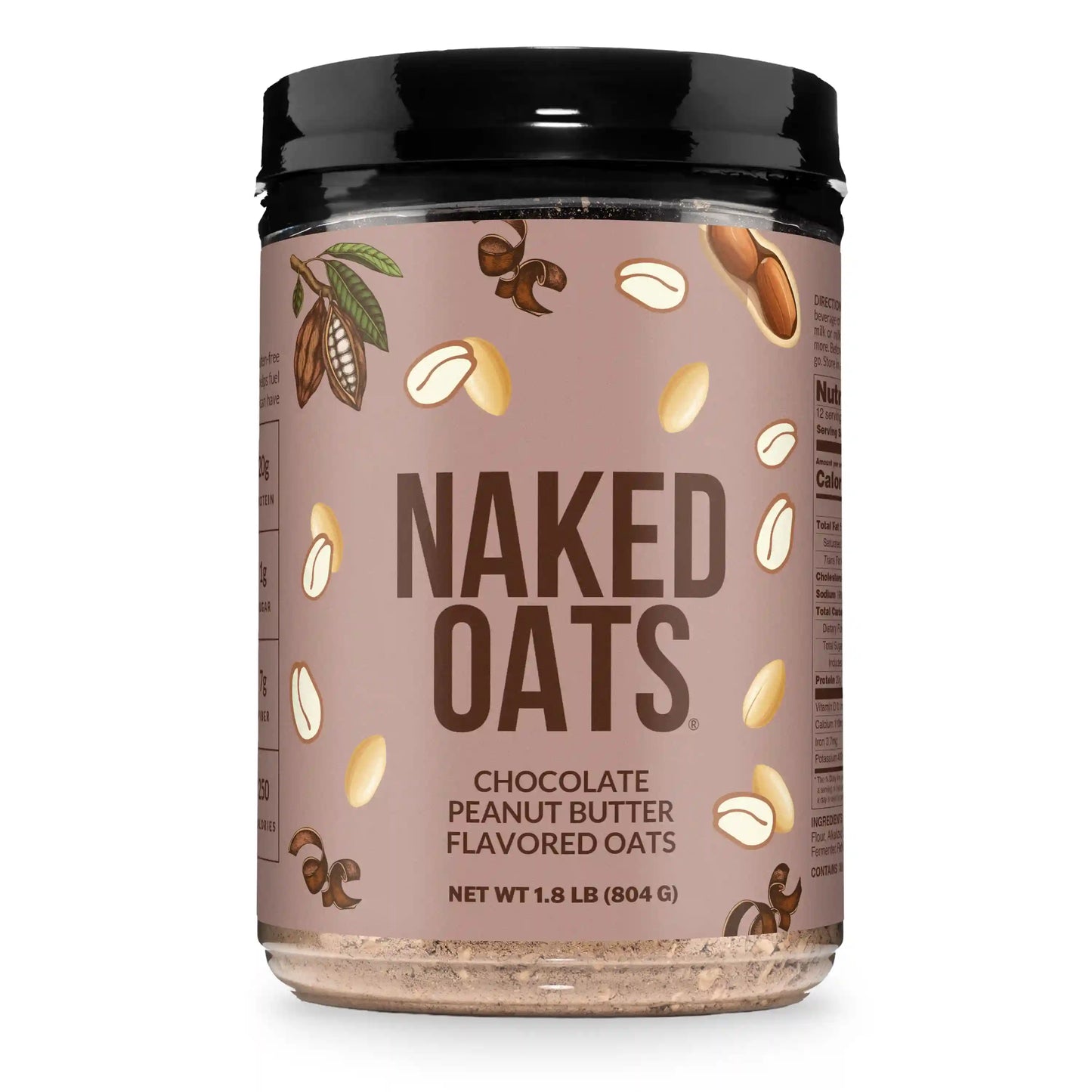 Chocolate Peanut Butter Protein Oats | Naked Oats