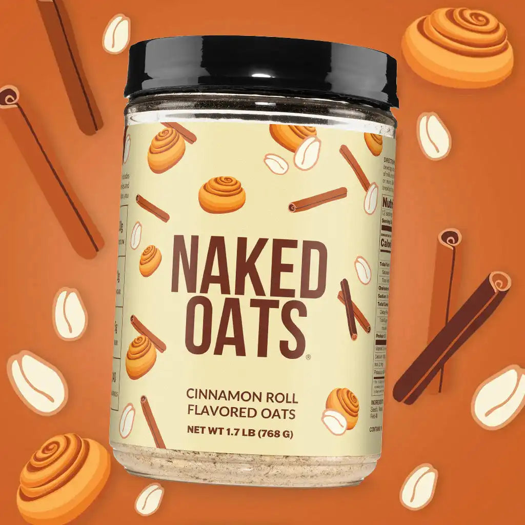 Cinnamon Roll Protein Oats | Naked Oats