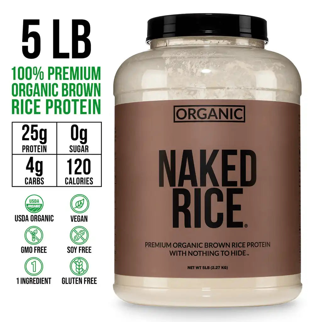 Organic Brown Rice Protein Powder | Naked Rice - 5lb