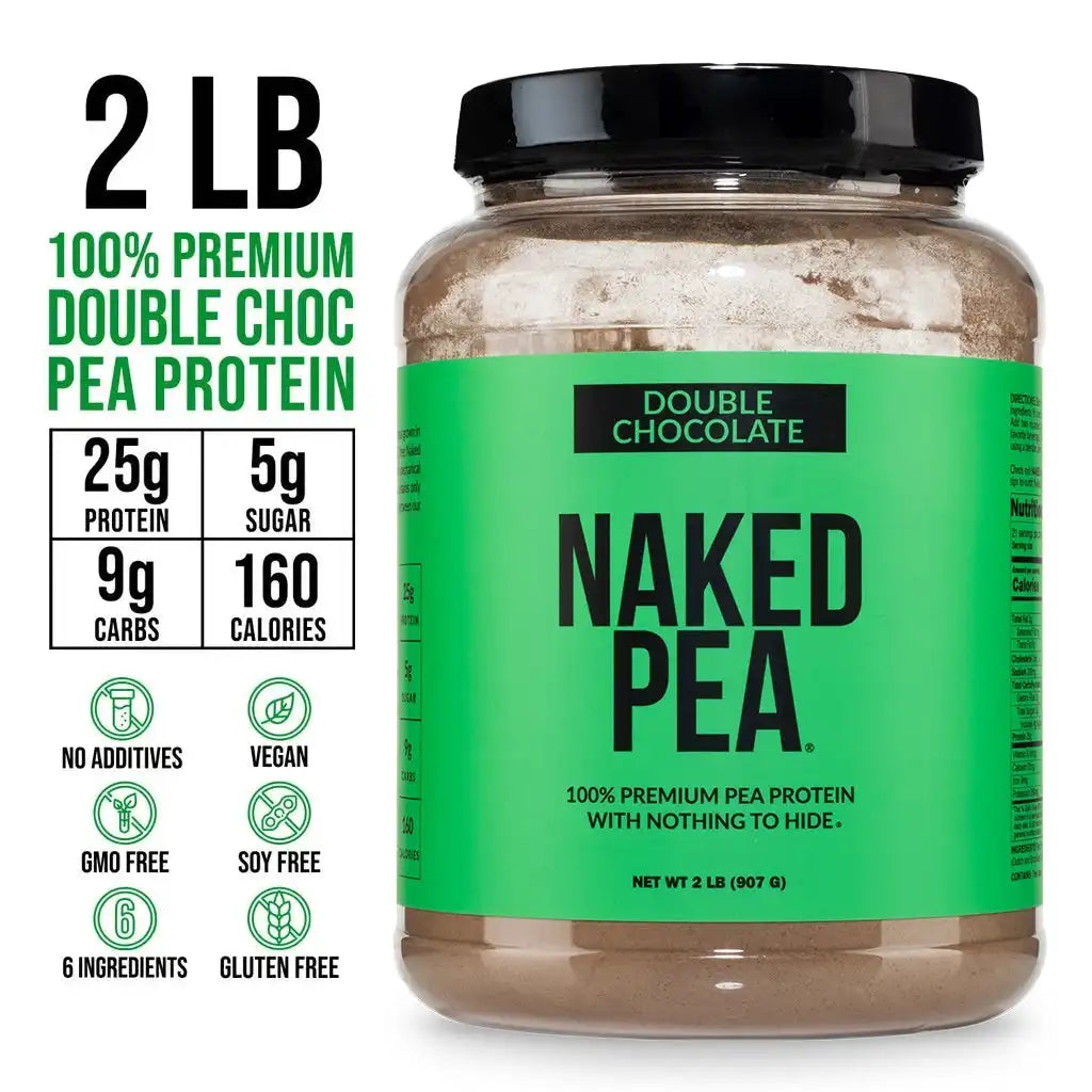 Double Chocolate Pea Protein Powder | Naked Pea - 2LB