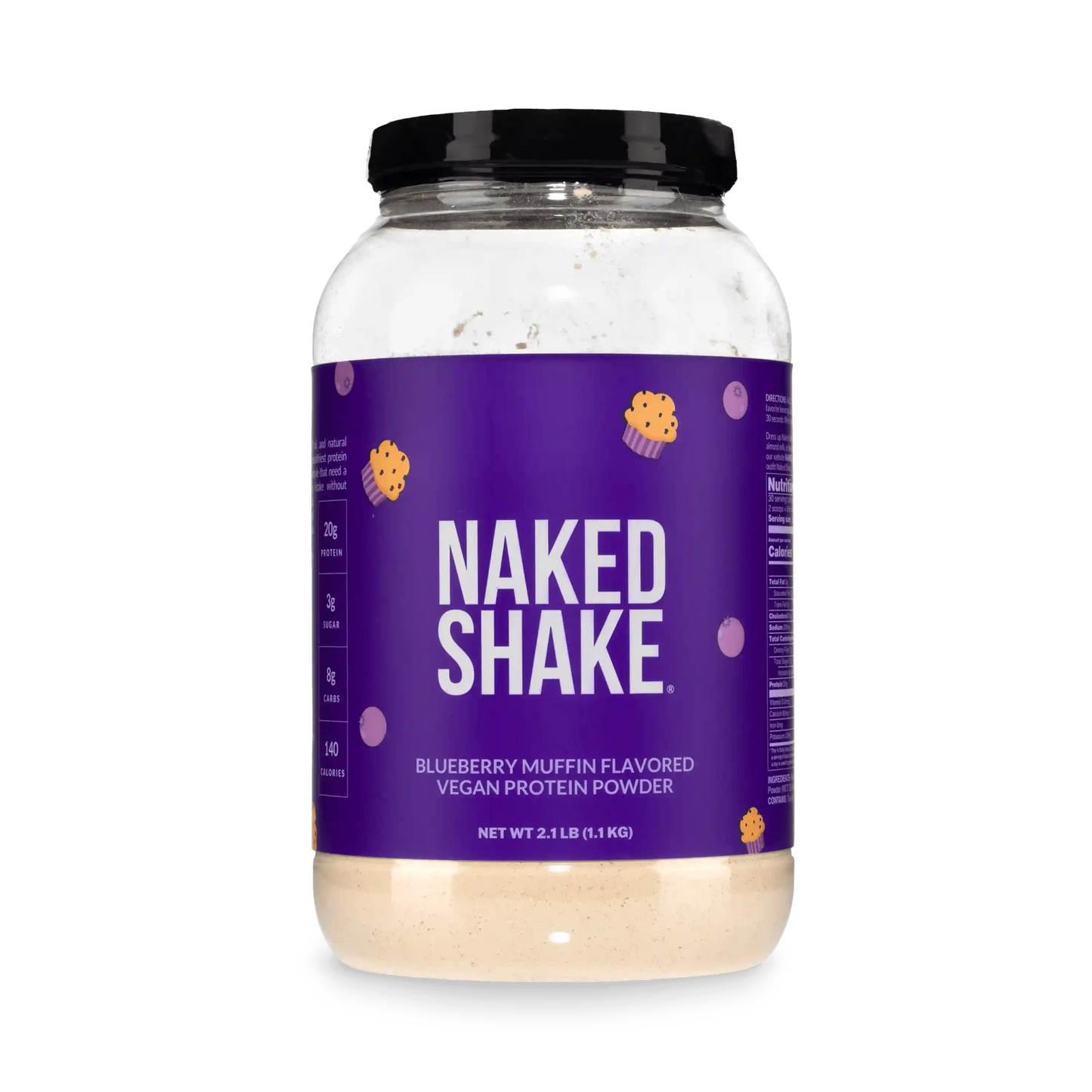Blueberry Muffin Protein Shake | Naked Shake - 30 Servings