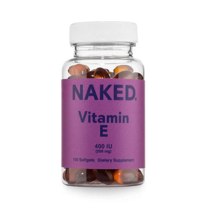 Daily Vitamin E Supplement | Naked Vitamin E - 100 Softgels