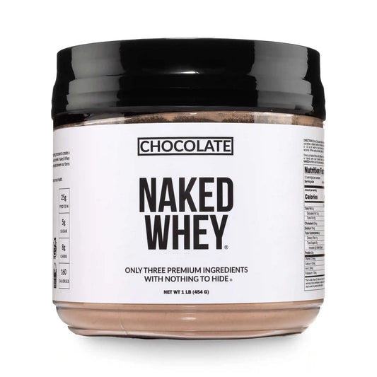 Chocolate Whey Protein Powder 1lb | Naked Chocolate Whey - 1LB
