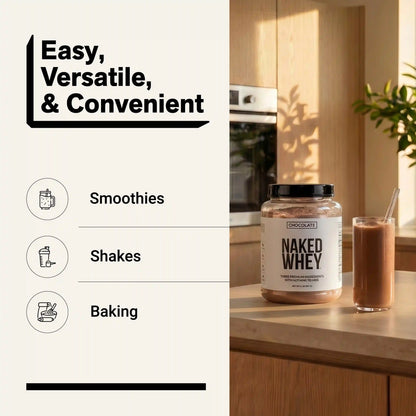 Chocolate Whey Protein Powder | Naked Chocolate Whey - 2LB