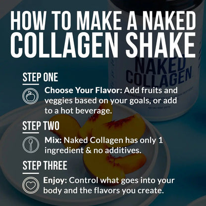Vanilla Collagen Peptides Powder | Naked Collagen - 1.2 LB