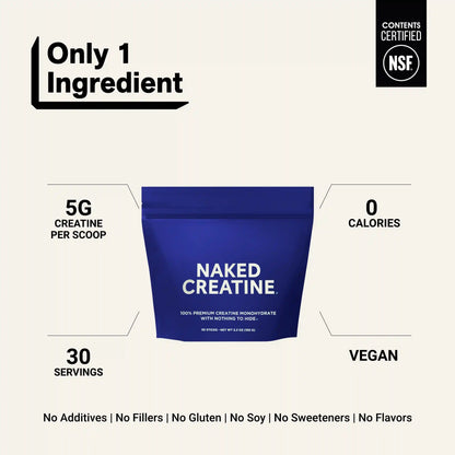 Creatine Travel Packets | Naked Creatine - 30 Servings