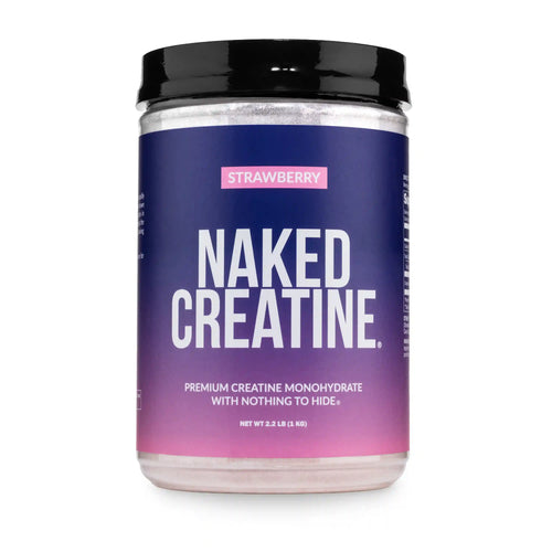 Strawberry Creatine Monohydrate Powder | Naked Creatine - 2.2LB