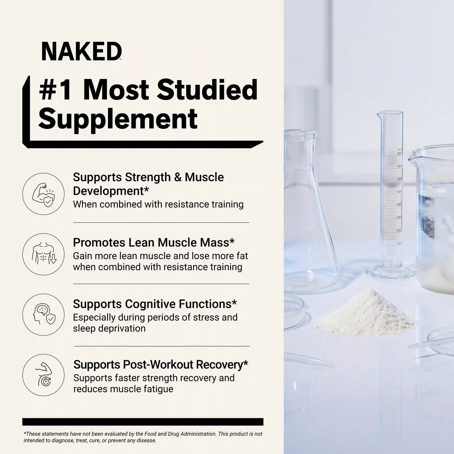 Lemon Lime Creatine Travel Packs | Naked Creatine - 30 Servings