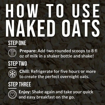 Strawberry Cream Protein Oats | Naked Oats