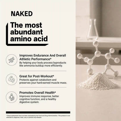 Glutamine Capsules | Naked Glutamine