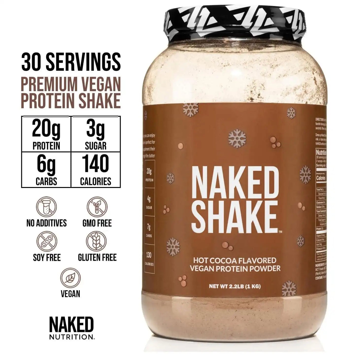 Hot Cocoa Protein Shake | Naked Shake - 30 Servings