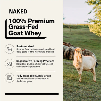 Chocolate Goat Whey Protein Powder | Naked Goat - 2lb