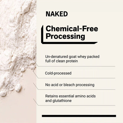 Vanilla Goat Whey Protein Powder | Naked Goat - 2lb