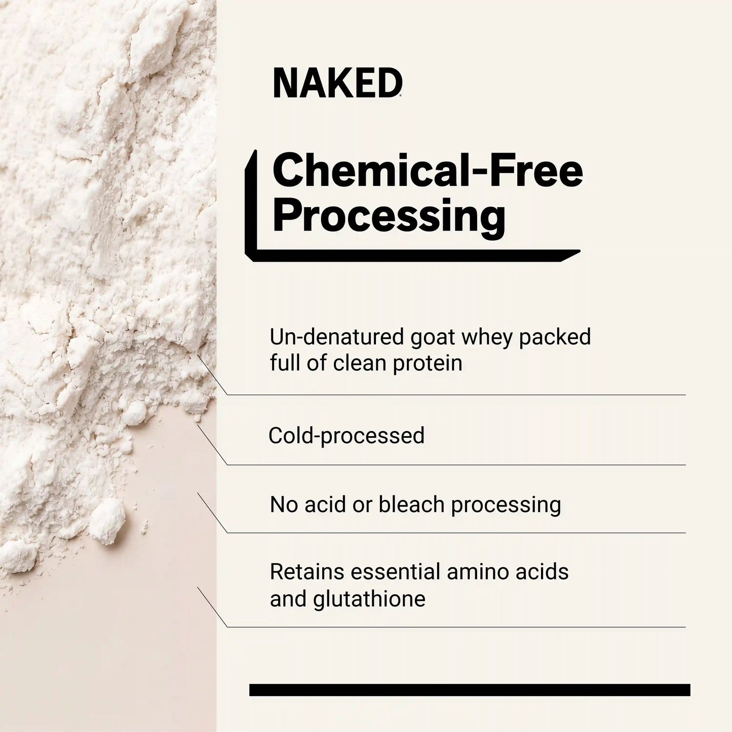 Goat Whey Protein Powder | Naked Goat - 2lb
