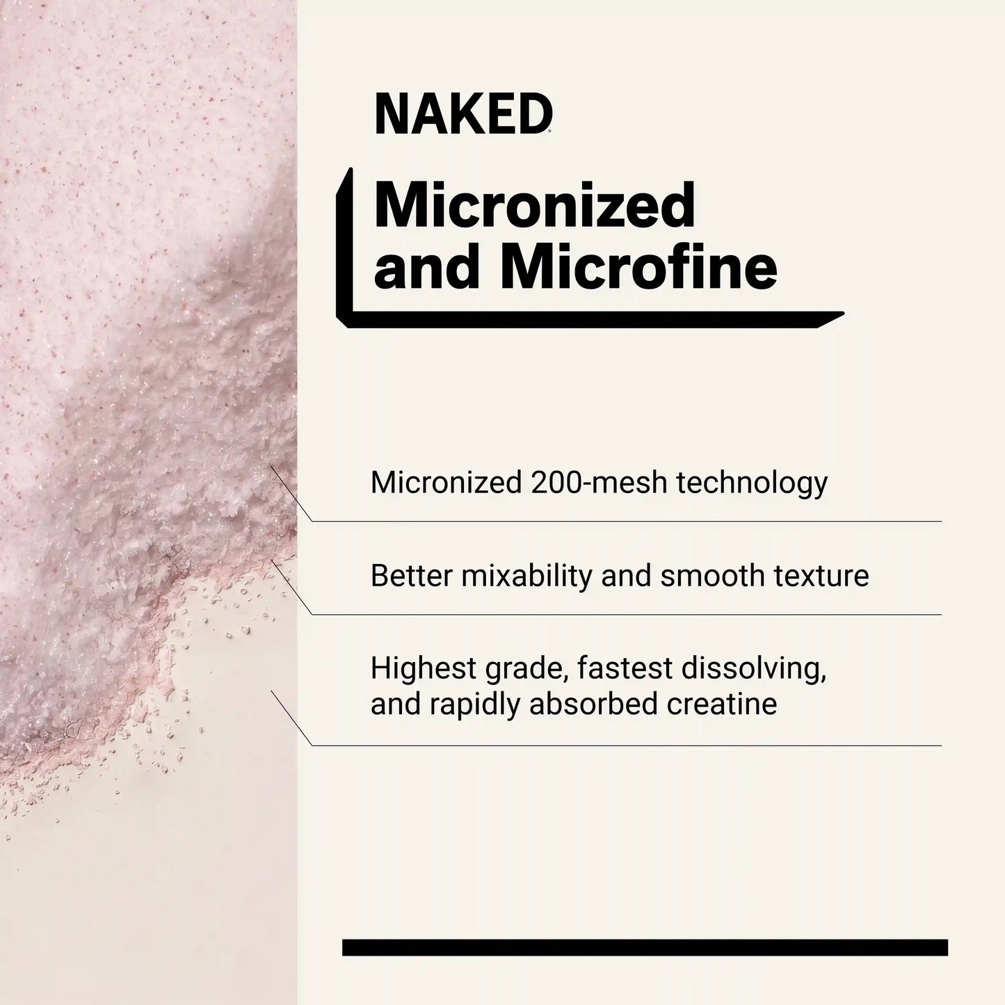 Strawberry Creatine Monohydrate Powder | Naked Creatine - 2.2LB