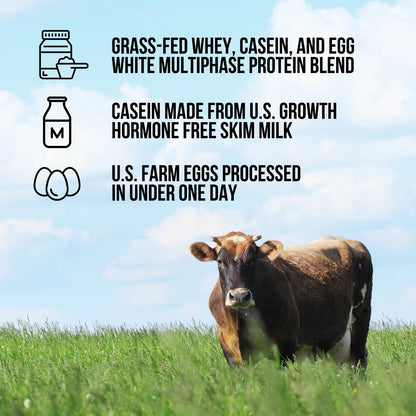 Protein Powder Blend - 3LB Egg, Whey & Casein Protein Blend | Naked Protein - 3LB