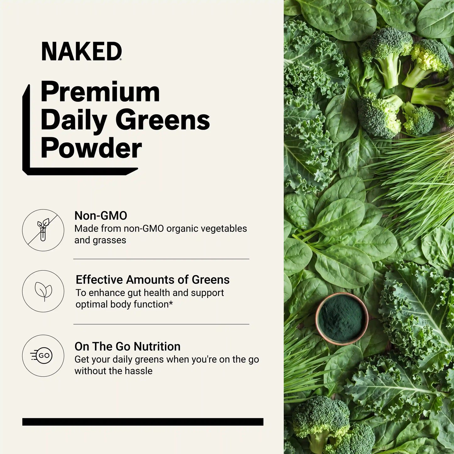 Green Superfood Powder | Naked Super Greens Powder
