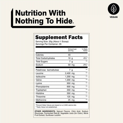 Mango Essential Amino Acids Supplement | Naked EAAs - 26 Servings