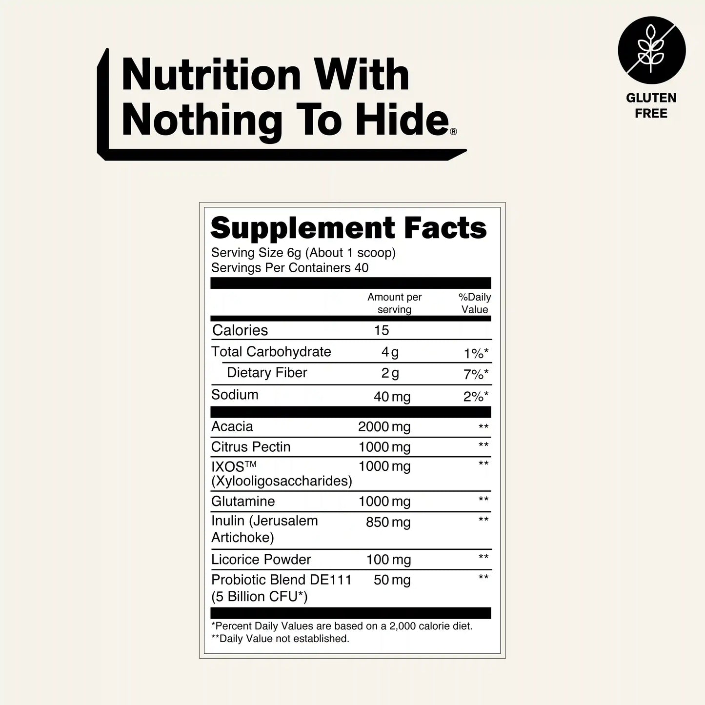 Gut Health Supplement | Naked Gut - 40 Servings