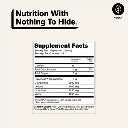 Strawberry Lemonade Branched Chain Amino Acids | Naked BCAAs - 34 Servings