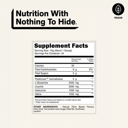 Cherry Lime Branched Chain Amino Acids | Naked BCAAs - 34 Servings