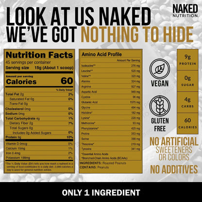 Powdered Peanut Butter | Naked PB - 1.5LB