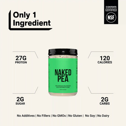 Pea Protein Powder 1lb | Naked Pea - 1lb