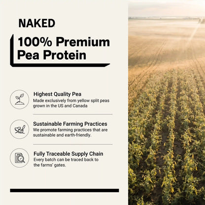 Chocolate Peanut Butter Pea Protein Powder | Naked Pea - 2LB