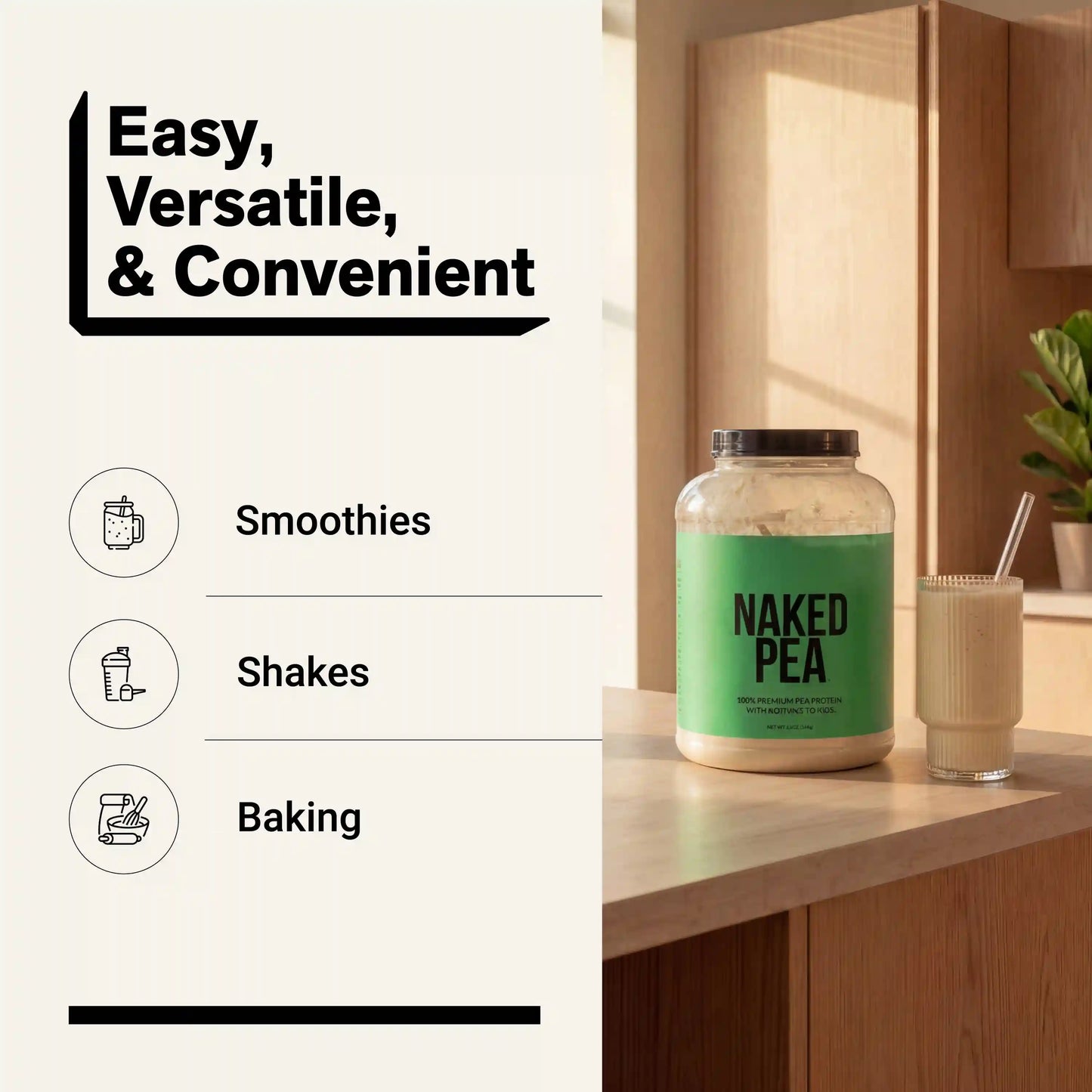 Pea Protein Powder | Naked Pea - 5LB