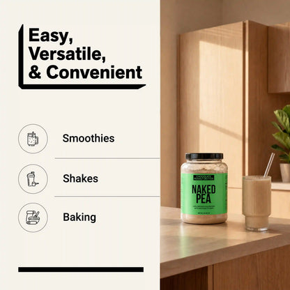 Chocolate Peanut Butter Pea Protein Powder | Naked Pea - 2LB
