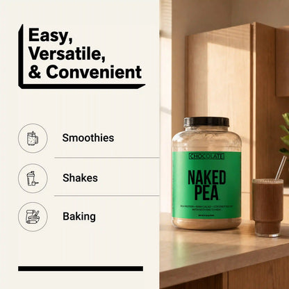 Chocolate Pea Protein Powder | Naked Chocolate Pea - 5LB